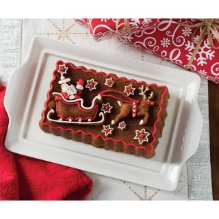 Moule à gâteau Père Noël en traineau Moule à gâteau Père Noël en traineau