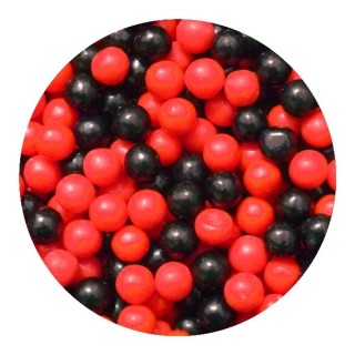 Perle 7mm - Rouge et Noire Perle 7mm - Rouge et Noire