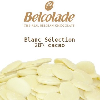 Chocolat blanc Belcolade - Blanc Sélection 28% Chocolat blanc Belcolade - Blanc Sélection 28%