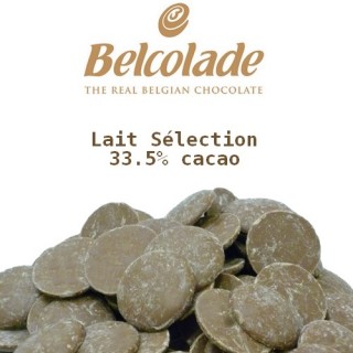 Chocolat au lait Belcolade - Lait Sélection 33.5% Chocolat au lait Belcolade - Lait Sélection 33.5%