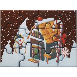 Moule imprimé Puzzle La maison de bonbons Moule imprimé Puzzle La maison de bonbons