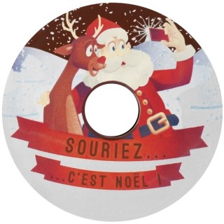 Feuille imprimée et boitier CD - Souriez, c'est Noël ! Feuille imprimée et boitier CD - Souriez, c'est Noël !