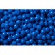 Perle chocolatée 10 mm - Bleu royal