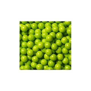 Perle chocolatée 10 mm - Lime