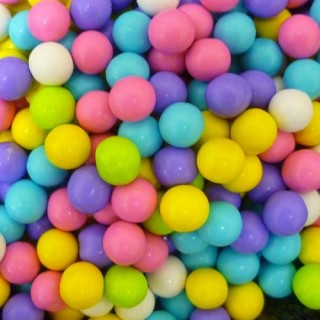 Perle chocolatée 10 mm - Couleurs pastels Perle chocolatée 10 mm - Couleurs pastels