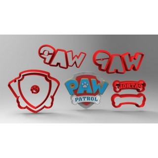 Découpoirs Logo Pat Patrouille Deluxe 3'' Découpoirs Logo Pat Patrouille Deluxe 3''