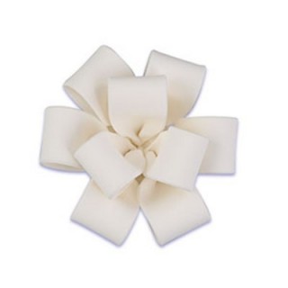 Boucle cadeau en gumpaste 4'' - Blanche Boucle cadeau en gumpaste 4'' - Blanche