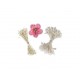 Pistil de fleurs - Blanc assorti