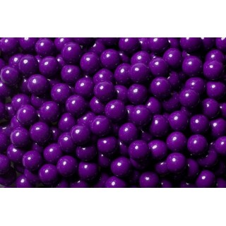 Perle chocolatée 10 mm - Violet foncé Perle chocolatée 10 mm - Violet foncé