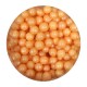 Perle orange clair en sucre 3-4 mm