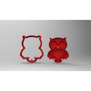 Découpoir et embosseur Hibou 3'' Découpoir et embosseur Hibou 3''