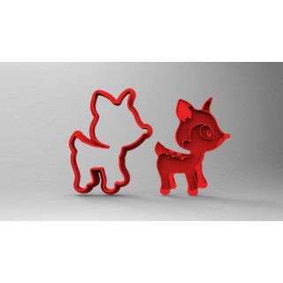 Découpoir et embosseur Faon ( Bambi ) 3'' Découpoir et embosseur Faon ( Bambi ) 3''