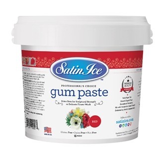 Gumpaste ( pastillage ) Satin Ice - Rouge 2 lb Gumpaste ( pastillage ) Satin Ice - Rouge 2 lb