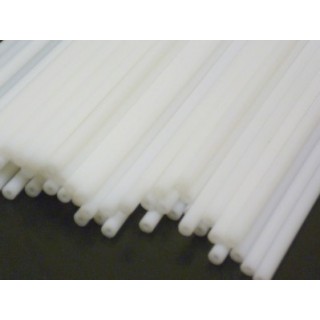 Baton en plastique rigide - Blanc Baton en plastique rigide - Blanc