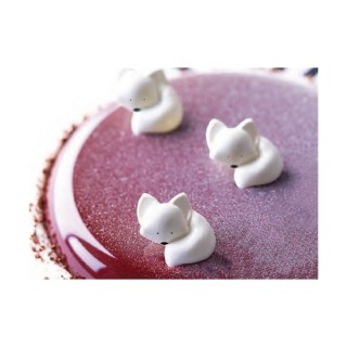 Petit renard en chocolat blanc Petit renard en chocolat blanc