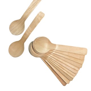 Mini cuillère ronde en bois Mini cuillère ronde en bois