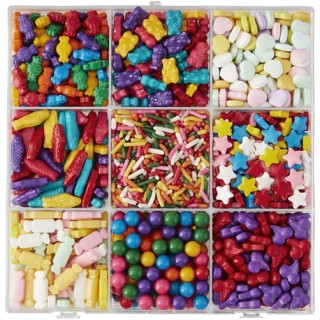 Coffret Assortiment Bonbons et décorettes Coffret Assortiment Bonbons et décorettes