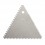 Peigne à décorer en métal Triangle