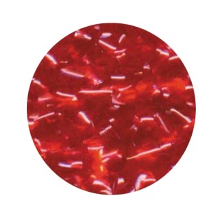 Paillette brillante rouge en flocon Paillette brillante rouge en flocon