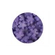 Décorette - Fleur violet lustré