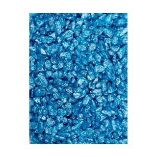 Roche en sucre - Bleu lustré Roche en sucre - Bleu lustré