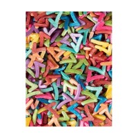 Décorette - Chiffre 7 multicolore lustré