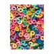 Décorette - Chiffre 6 multicolore lustré