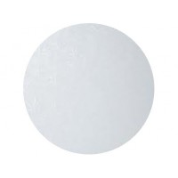 Carton plateau rond blanc 8" x 0.5"