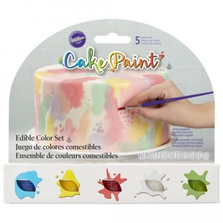 Peinture Comestible 5 Couleurs