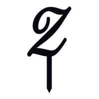 Monogramme Acrylique noir 2.75" - Lettre Z