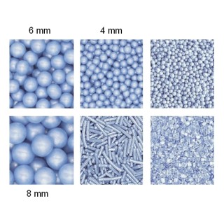 Perles, sucre et vermicelle - 100% naturel - Bleu Perles, sucre et vermicelle - 100% naturel - Bleu