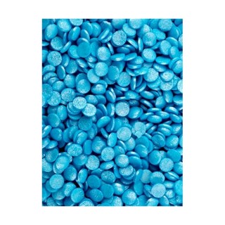 Mini confetti Bleu lustré 2.6 oz Mini confetti Bleu lustré 2.6 oz