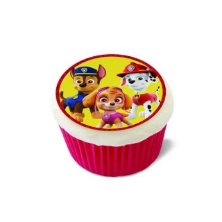 Feuille de sucre pour cupcake Pat Patrouille Feuille de sucre pour cupcake Pat Patrouille