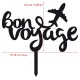 Ornement Acrylique noir - Bon Voyage