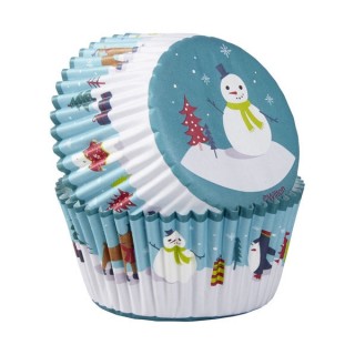Moule en papier Bonhomme de neige Moule en papier Bonhomme de neige