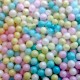 Perle couleurs pastels en sucre 3-4 mm