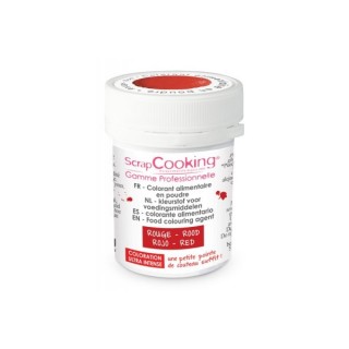 Colorant en poudre hydrosoluble - Rouge Colorant en poudre hydrosoluble - Rouge