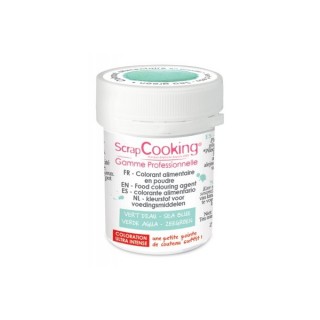Colorant en poudre hydrosoluble - Vert eau ( aqua ) Colorant en poudre hydrosoluble - Vert eau ( aqua )