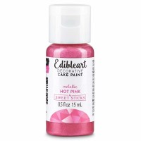 Peinture comestible Edible Art - Hot Pink Métallique