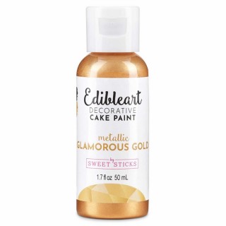 Peinture comestible Edible Art - Or Glamour Métallique 50 ml Peinture comestible Edible Art - Or Glamour Métallique 50 ml