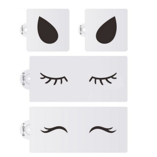 Ensemble Pochoirs Yeux Ensemble Pochoirs Yeux
