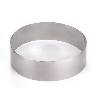 Cercle à pâtisserie rond 12'' x 3'' Cercle à pâtisserie rond 12'' x 3''