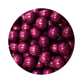 Perle chocolatée 10 mm - Violet Perle chocolatée 10 mm - Violet