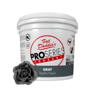 Fondant à rouler Pro Series - Gris 227g Fondant à rouler Pro Series - Gris 227g