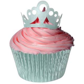 Couronne argent en papier de riz comestible Couronne argent en papier de riz comestible