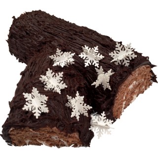 Flocons de neige en papier de riz comestible Flocons de neige en papier de riz comestible