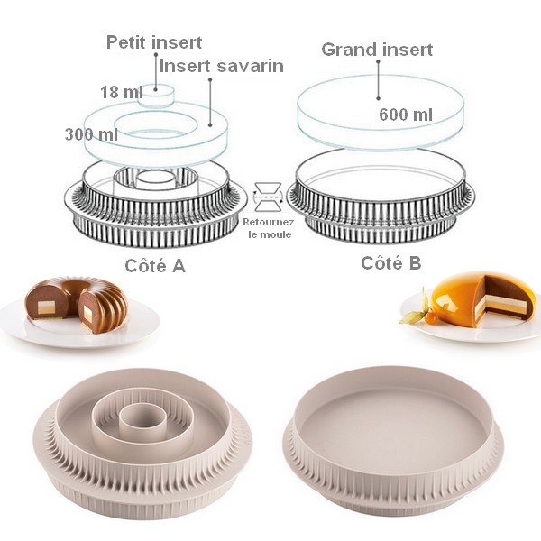 Moule silicone INSERT ROND - 