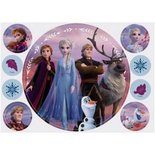 Feuille de sucre La Reine des Neiges 2 Feuille de sucre La Reine des Neiges 2