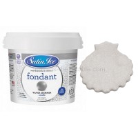 Fondant à rouler Satin Ice - Argent lustré 2 lbs