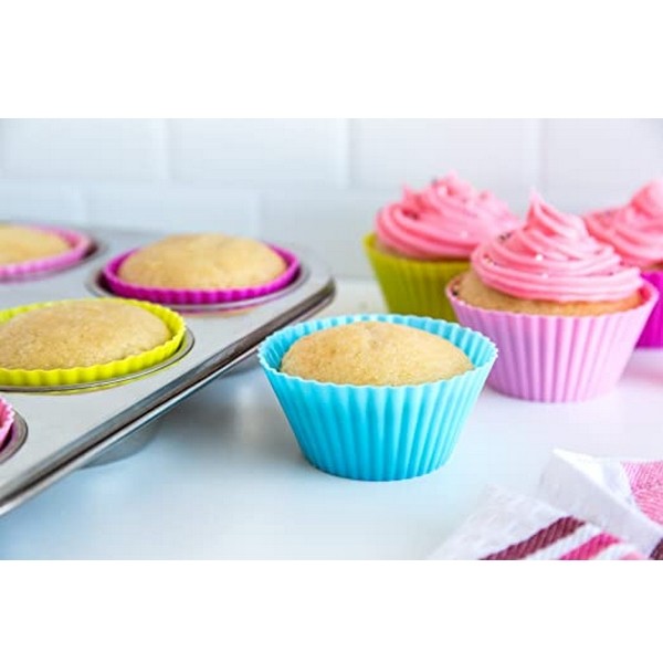 Haggt® 2 Pcs Moule Muffins Silicone, Moule a Muffin Silicone 6, Moules à  Cupcakes et Muffins, Moule Cupcake Silicone, Moule à Pâtisserie Pour 6  Muffins, Cupcakes, Pudding : : Cuisine et Maison